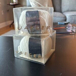 NIB 2 skeins Jaeger cashmere yarn